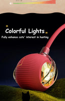 Smart Rolling Cat Toy – Interactive Electric Ball with Faux Tail