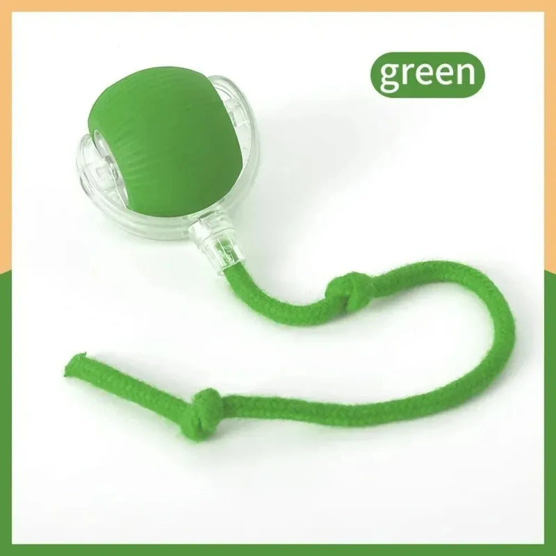 Smart Rolling Cat Toy – Interactive Electric Ball with Faux Tail