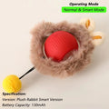 Smart Rolling Cat Toy – Interactive Electric Ball with Faux Tail