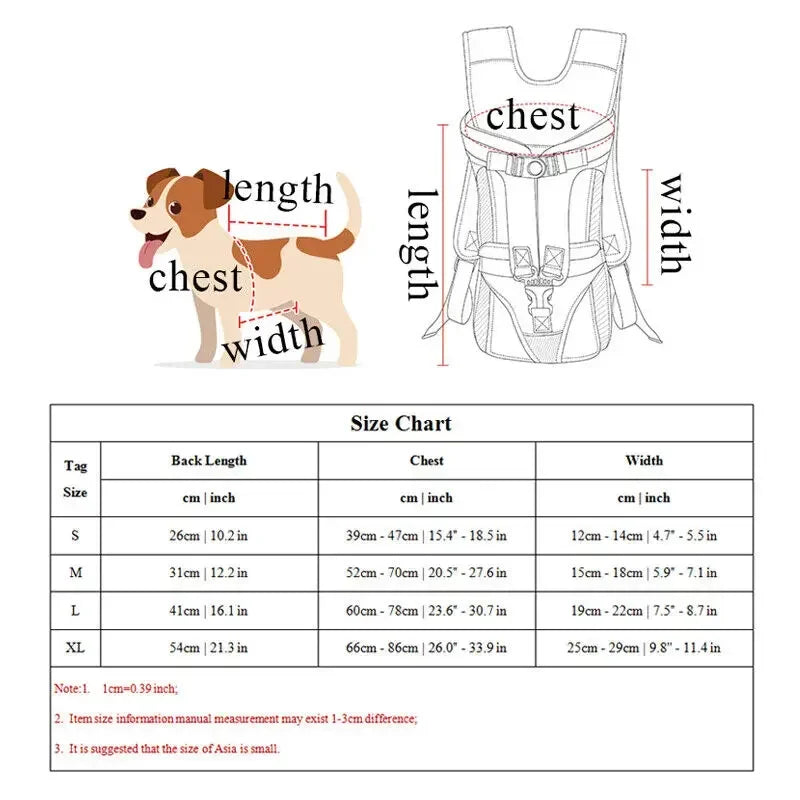 Pet Carrier Backpack – Comfortable Travel Bag for Dogs & Cats