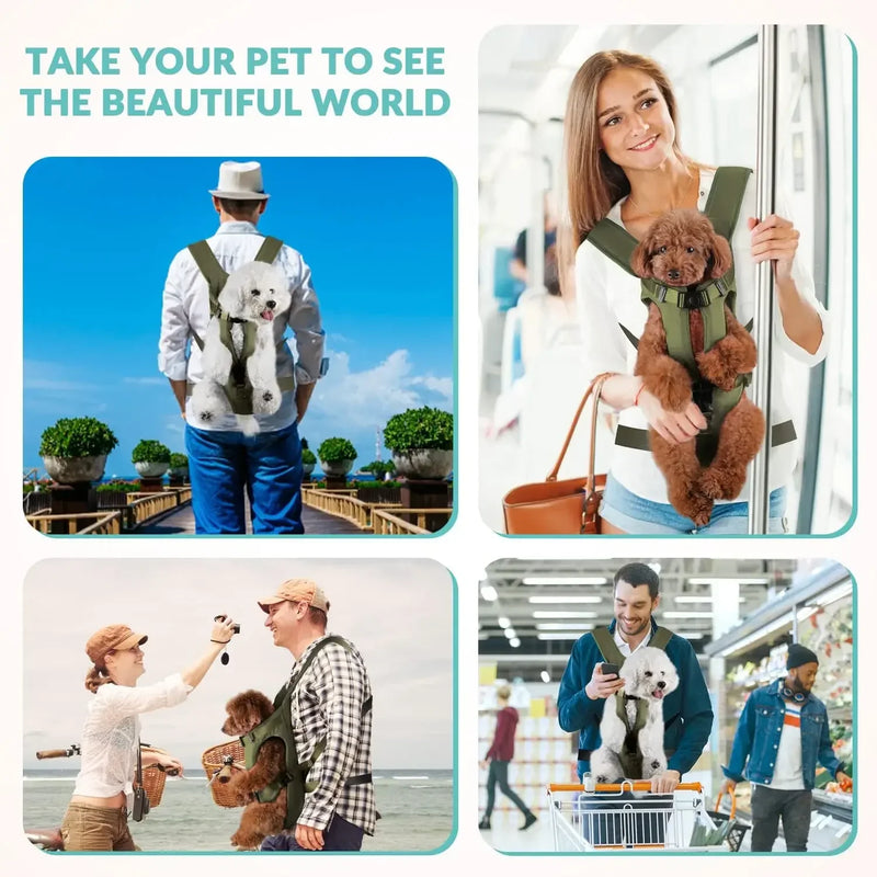 Pet Carrier Backpack – Comfortable Travel Bag for Dogs & Cats
