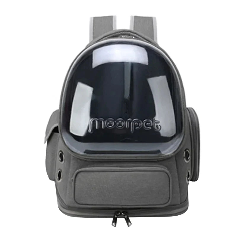 Transparent Pet Travel Backpack – Breathable Cat & Dog Carrier